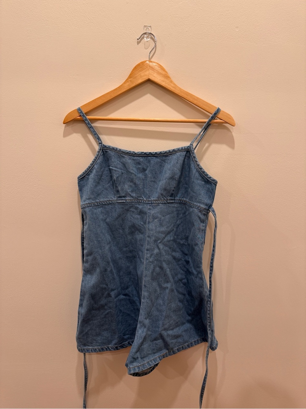 bdg denim shorts overalls!
